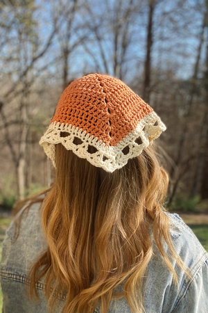 Scarf Pattern Crochet Bandana Headband Pattern Honey Locust