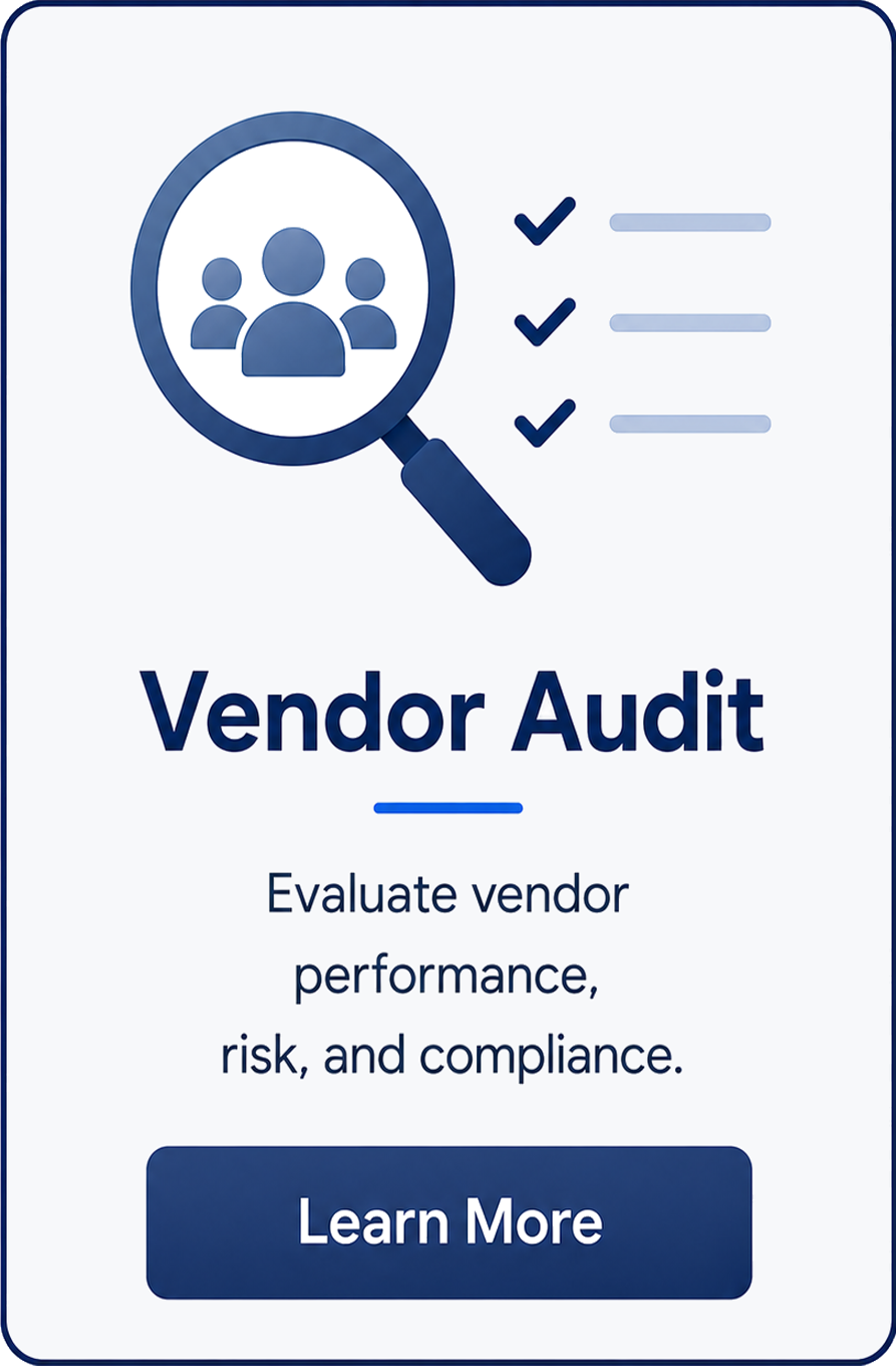 Vendor Audit Software