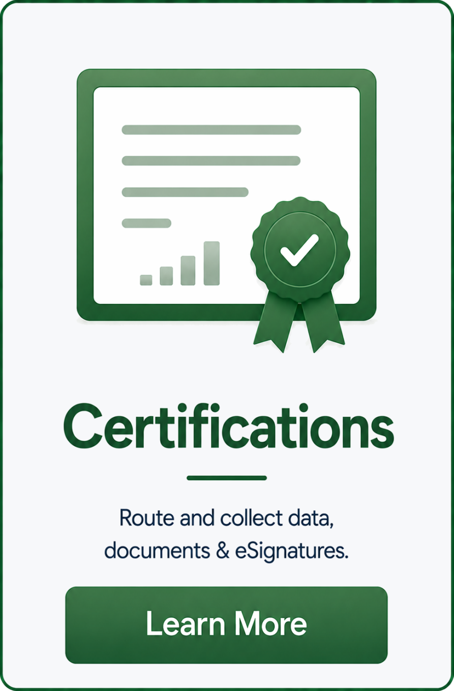 Certifications Management Software