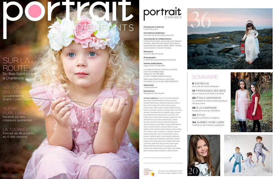 Lisa Tichané - Magazine Portrait d'Enfants