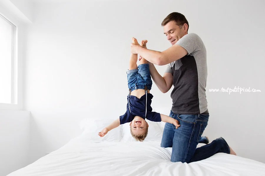 photo d'enfant en famille
