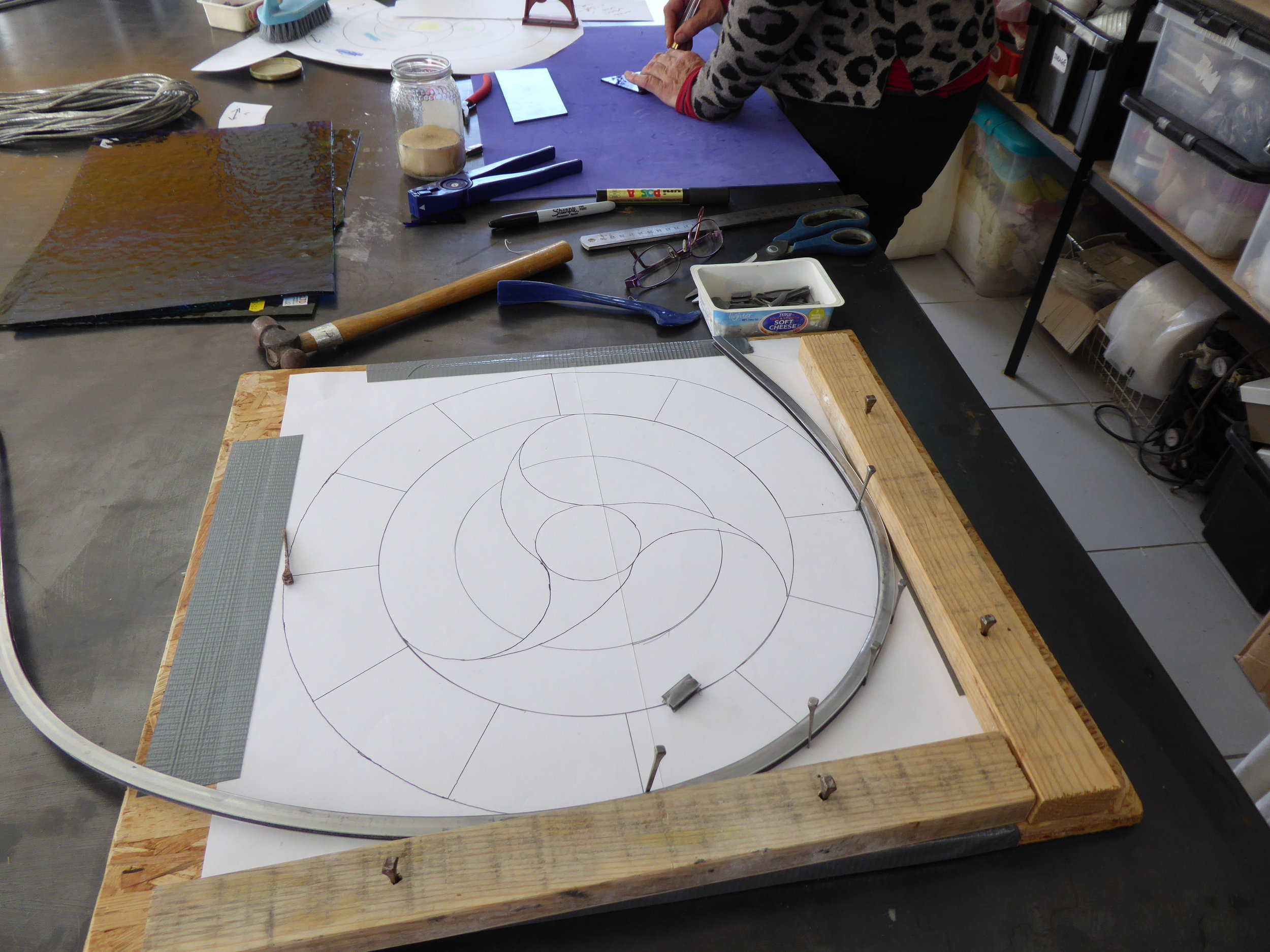 how does one attach a stained glass design to a window how does one attach a stained glass design to a window