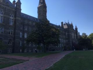 Visited Georgetown University with my roommates. Beautiful campus!