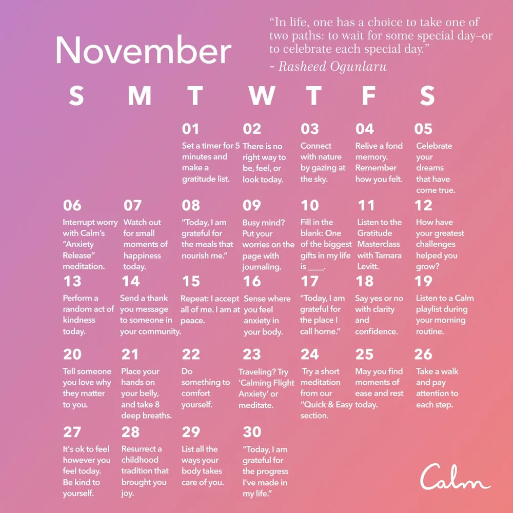 Calm Blog