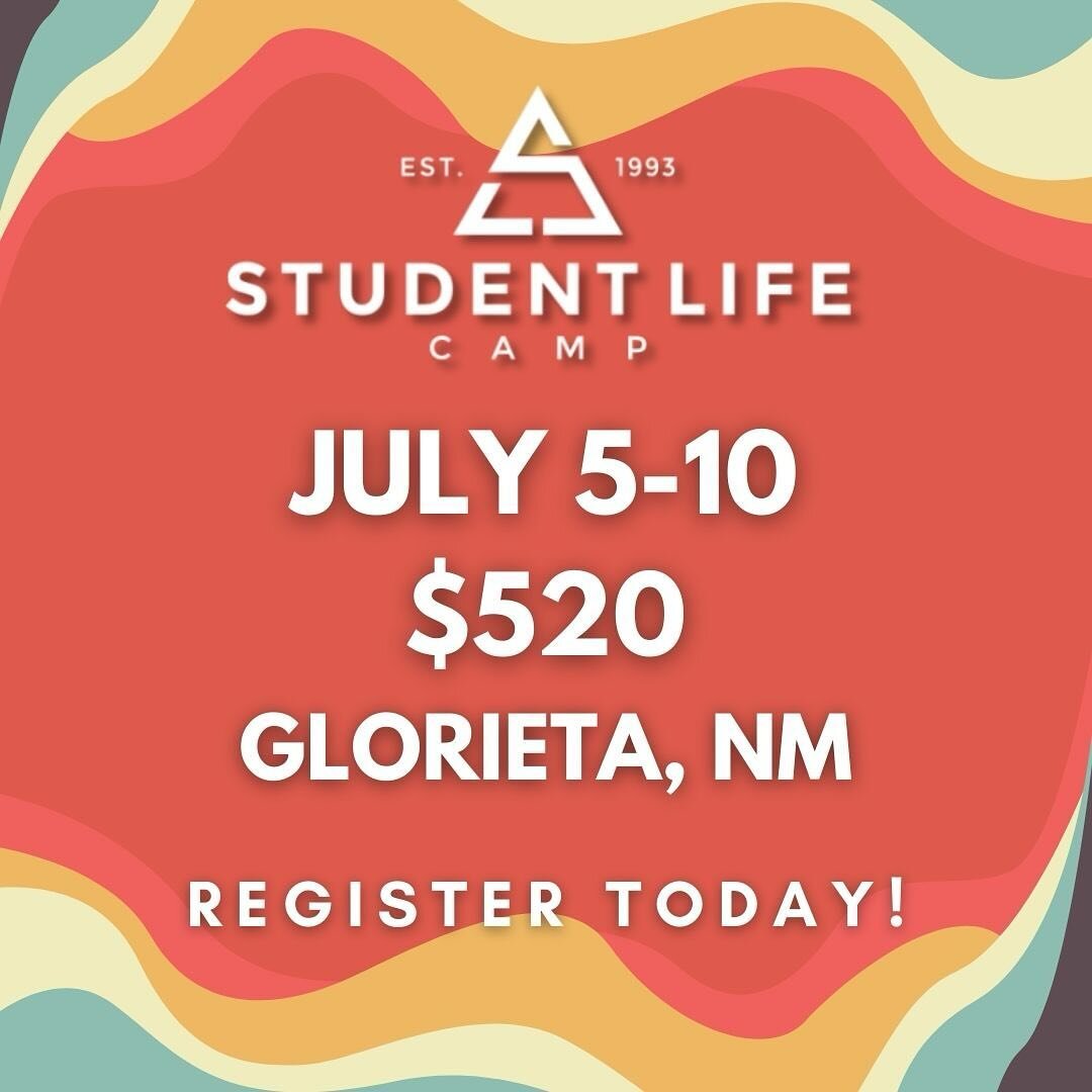 Don&rsquo;t forget to sign up for our annual Student Life camp!!! The deadline to sign up is Jan. 30th. Link in the bio to sign up!