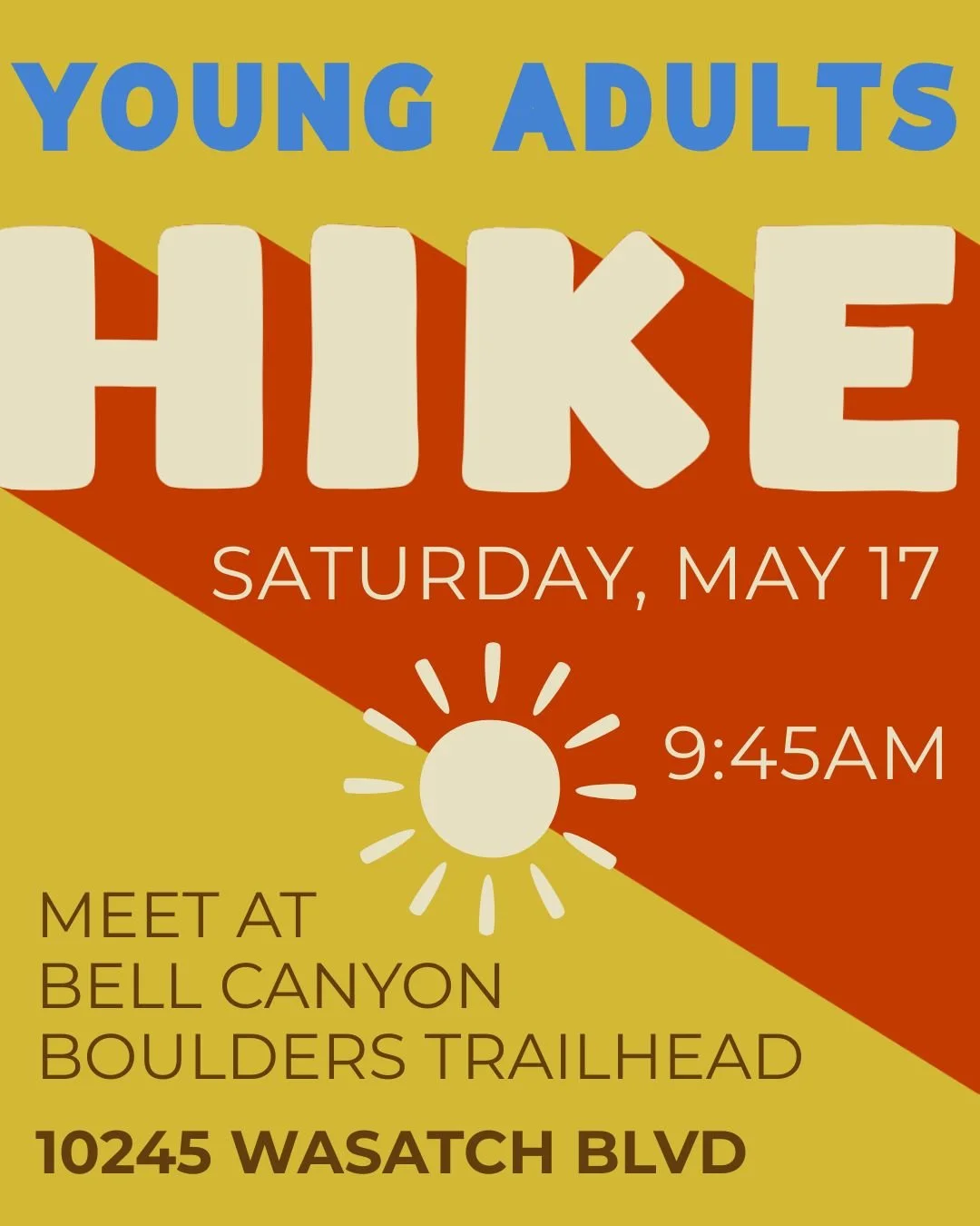 Join us next Saturday for a short hike to the Bell Canyon Reservoir ☀️ Be there 😎