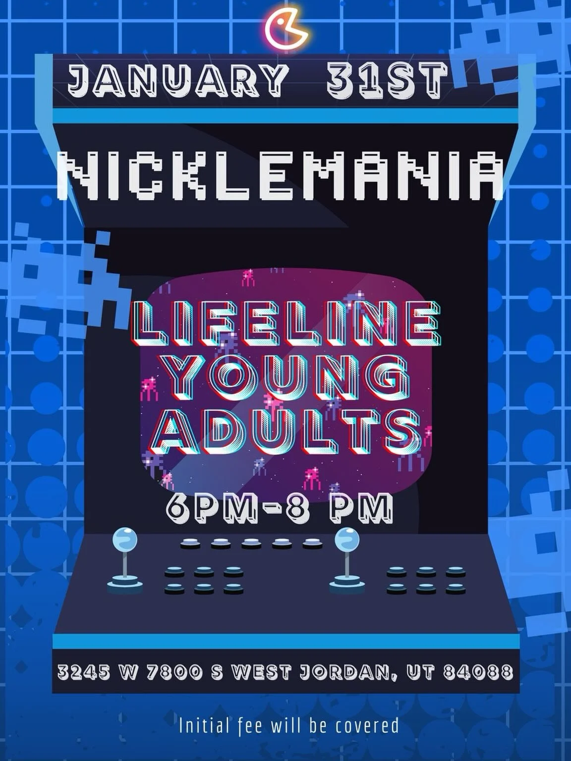 Join us for our next Young Adult event at Nicklemania! 6 pm-8 pm on January 31st! Initial card fee will be covered, for details contact Katelyn Terrell at (801) 678-9488. Hope to see you there!