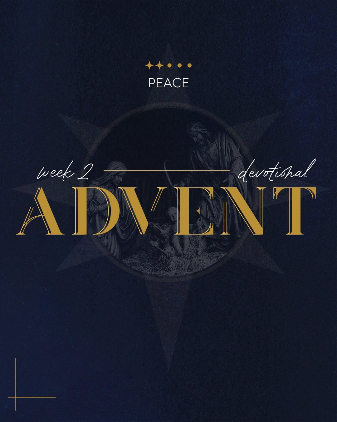 Week 2 of Advent: PEACE
✨ The peace we need and should want is Jesus - spend some time meditating on the gift we have through Christ Jesus!