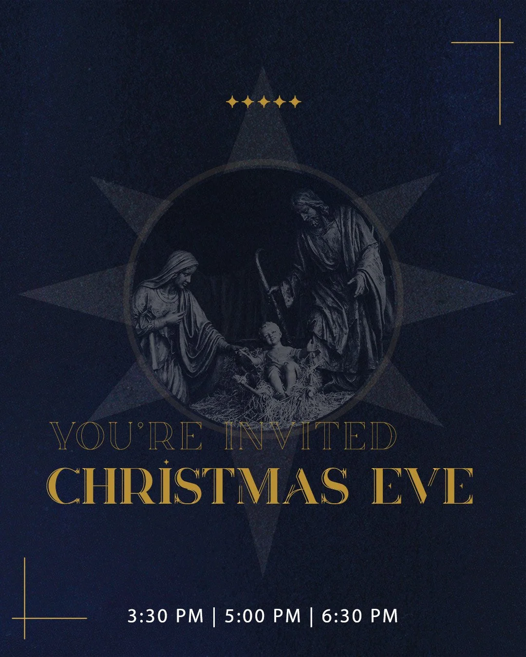 You're invited to join us this Christmas Eve for the culmination of the Advent season as we celebrate together the birth of Jesus! Invite your family, friends, and neighbors, and come ready to worship at our Carmel location!

Please register on the C