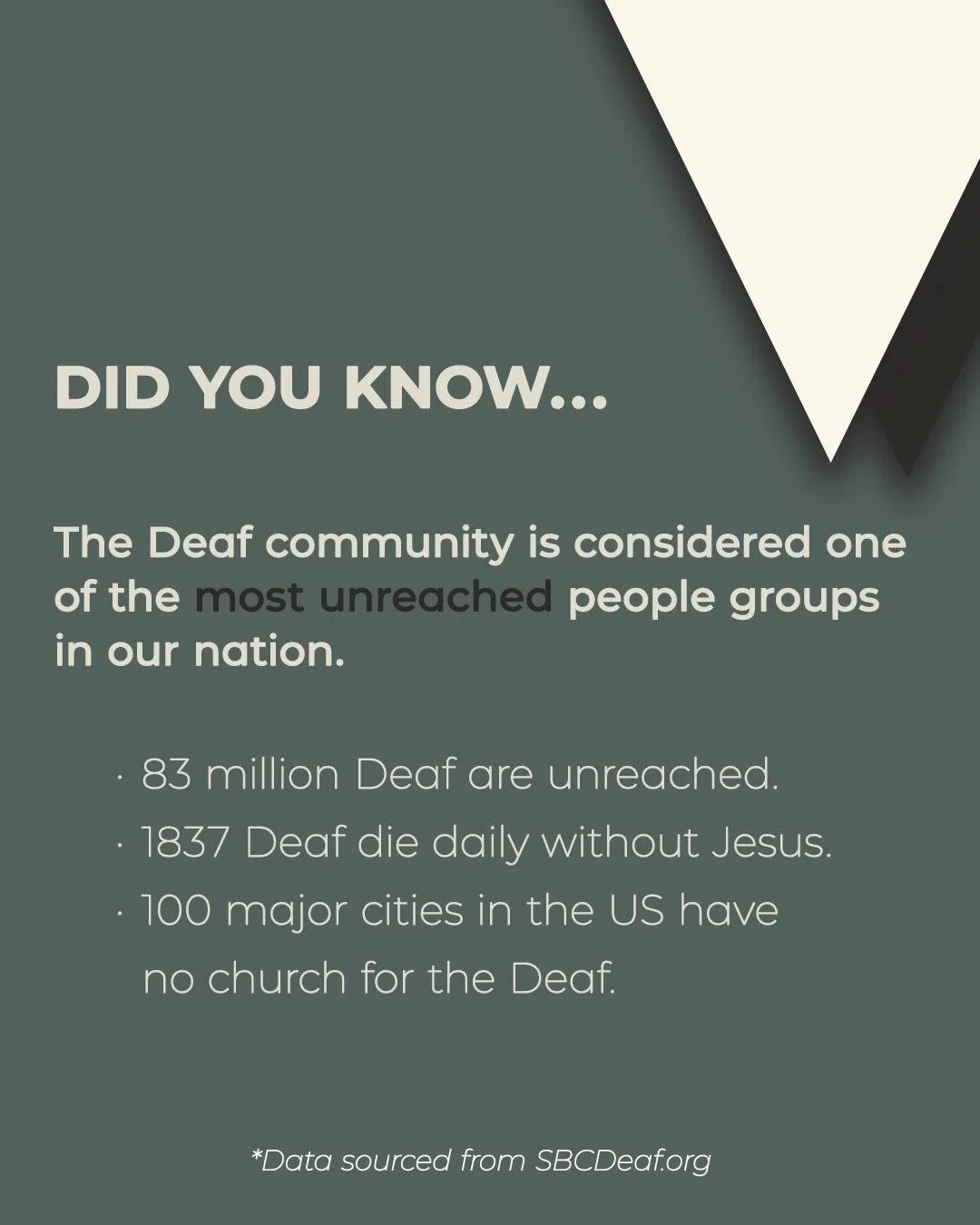 If you attended our All Church Vision Night, you learned about Deaf Indy. We are excited to be supporting what God is doing through their ministry!!