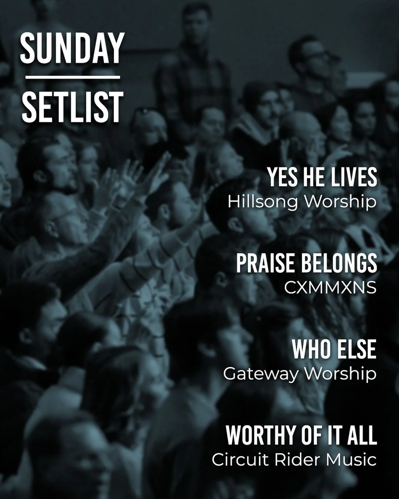 Worship with us tomorrow! 

Carmel | 9 &amp; 11am 
Westfield | 10am