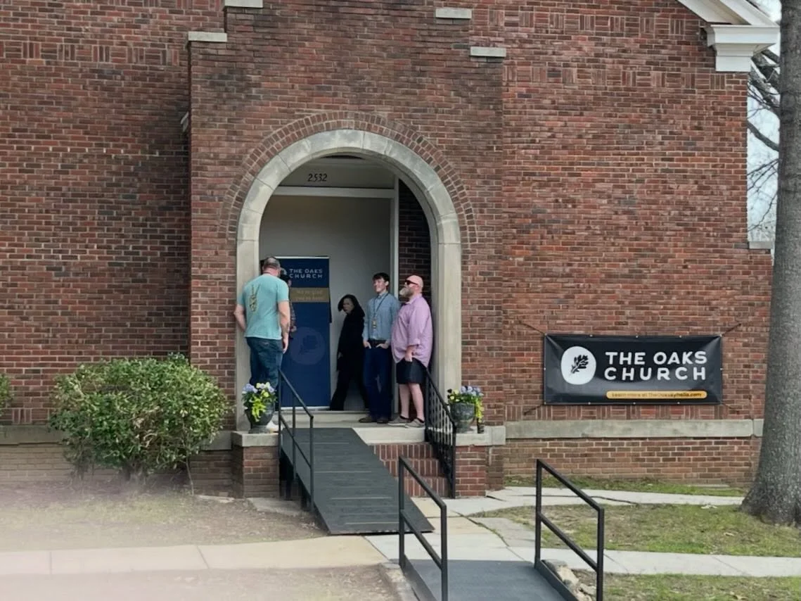 Our former Missions Pastor, Matt Brewer, and his family moved to Byhalia, Mississippi to plant The Oaks Church. Today was their first Sunday service together!

There were 134 adults and children in attendance! Continue to pray that The Oaks would be 