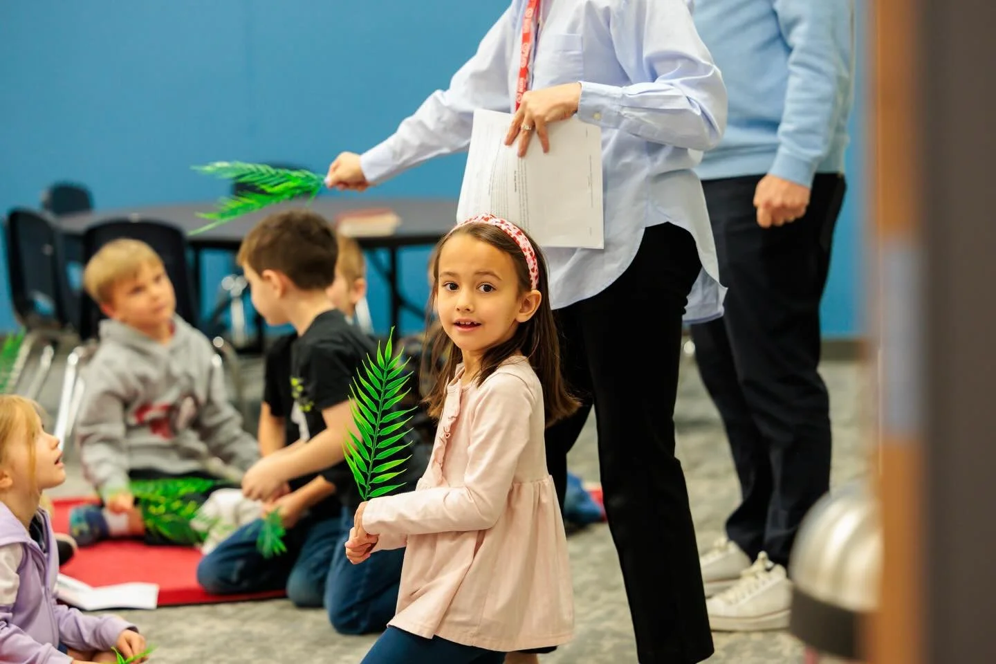 Palm Sunday &amp; Parent Child Dedications 🌿 What a great Sunday together reflecting on the triumphal entry of our King Jesus!