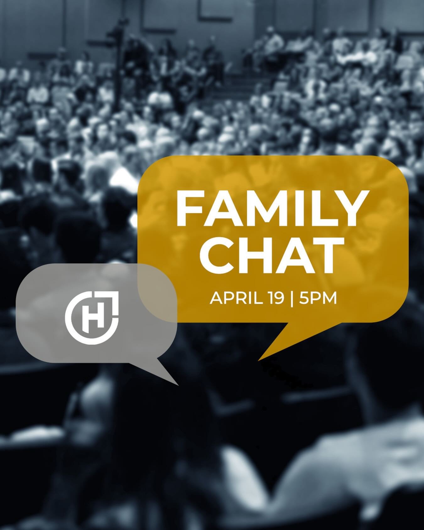 If you call Harvest Church your church home, join us Sunday evening, April 19th, at 5 pm for a family chat as we look ahead to the summer, and all that is to come! 

We will be meeting in the Worship Center at our Carmel location. See you there!