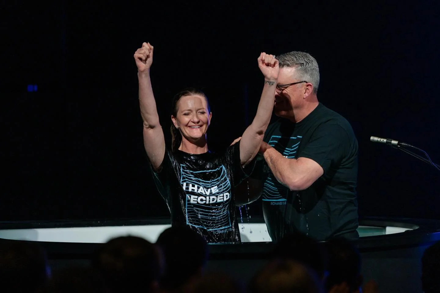 We had 13 baptisms across both locations yesterday - how incredible it is to hear testimonies of how God has changed lives!!