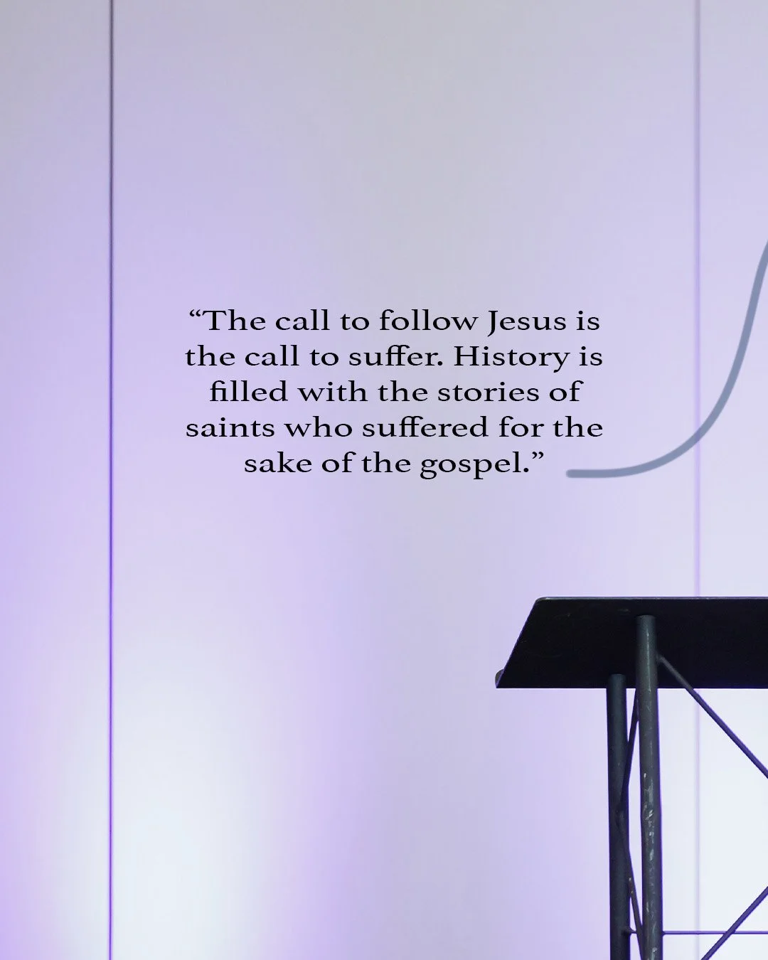 This past Sunday at our Westfield location, our guest speaker Pastor Harrison Beckmann challenged us from Mark 8:27-38!