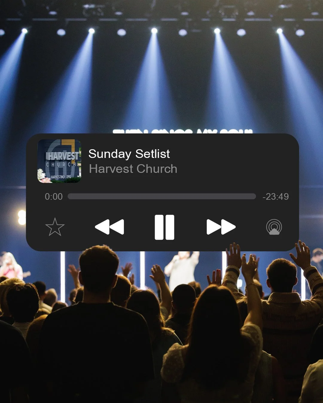 Can't wait to worship with you! Carmel, 9 and 11am, Westfield (Monon Trail Elementary, 10am)