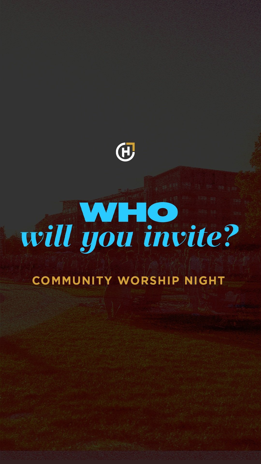 We hope you're enjoying this Labor Day with your family and friends! What a great opportunity to extend an invitation to those you're with today to join YOU at Community Worship Night - see you there!