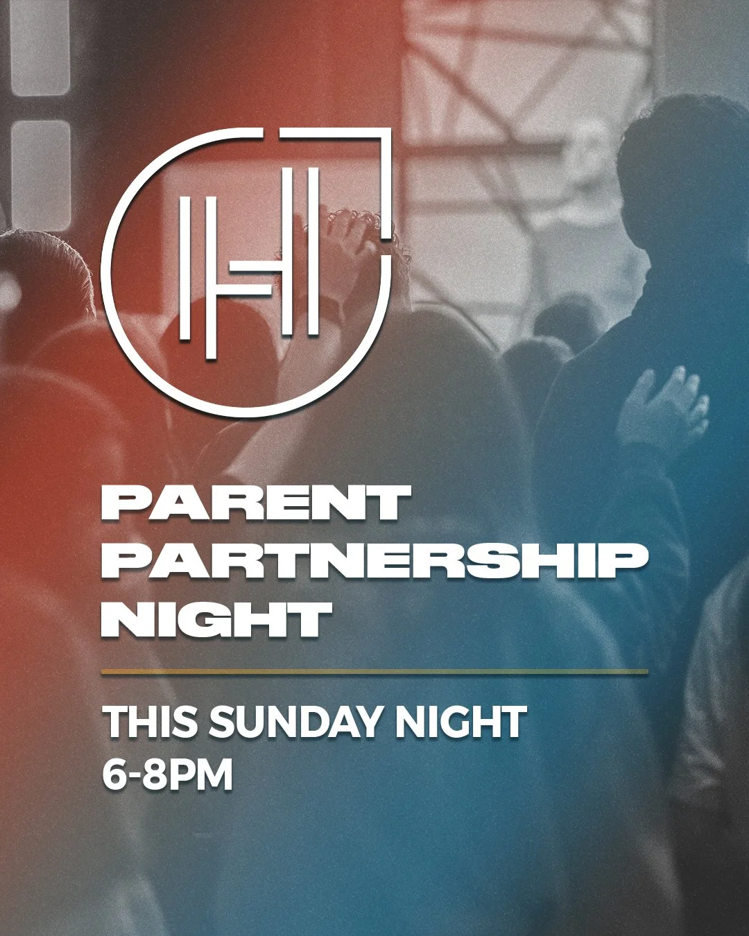 Parents, don't forget - this Sunday is Parent Partnership Night! It will run the same time as our students. Be sure to join us and hear the heart behind how we partner together as well as meet your student's leaders. See you there!