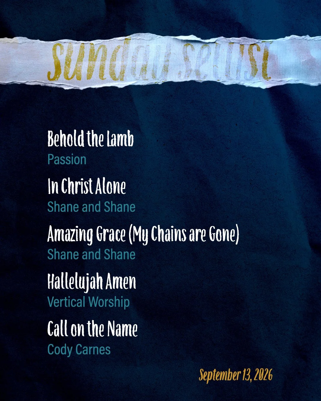 Who's ready to WORSHIP!? See you tomorrow when Pastor Brian and Pastor Joe start a new series!