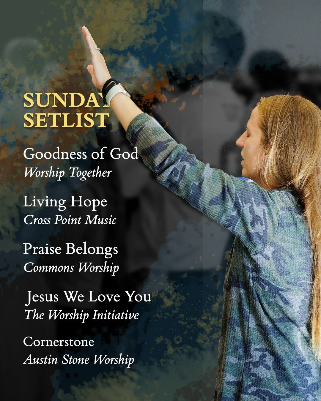 Twelve hours till we worship together!