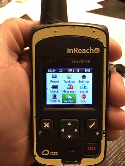 My weathered inReach SE