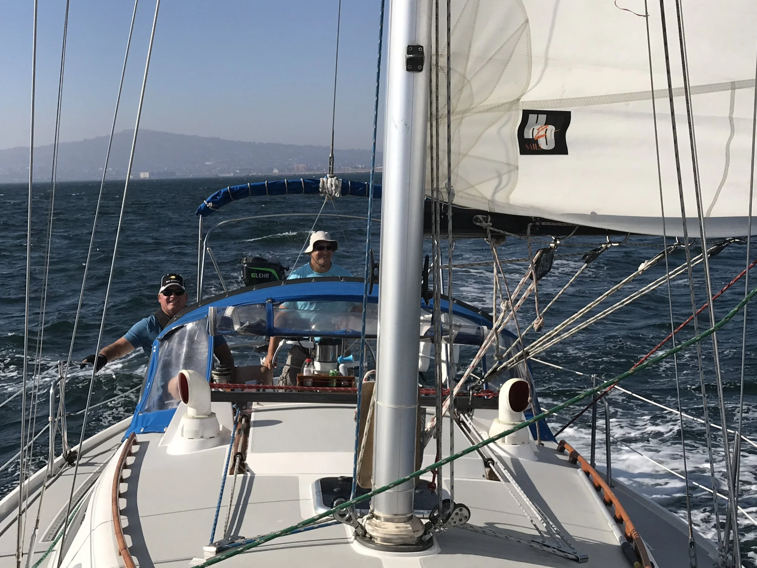 Skipper Large Keelboat Certification Sailing Lessons, Long Beach, Los