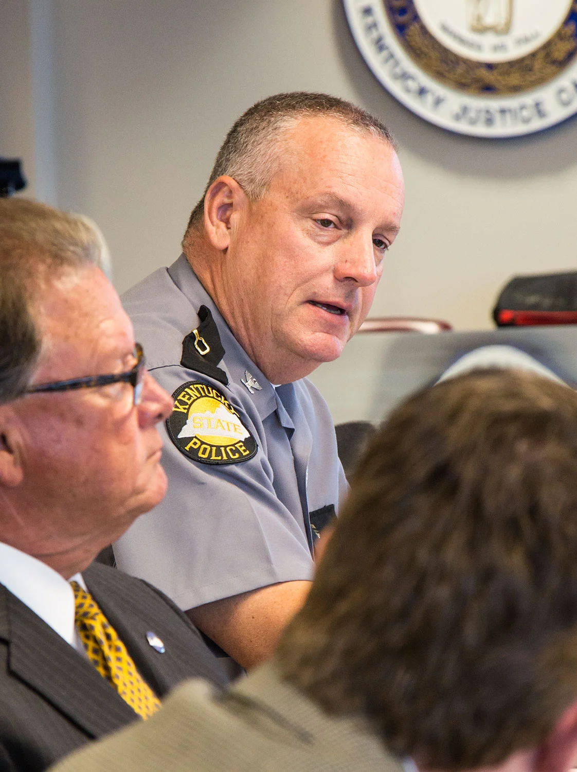 Kentucky State Police Deputy Commissioner Alex Payne (Photo by Kevin Brumfield)