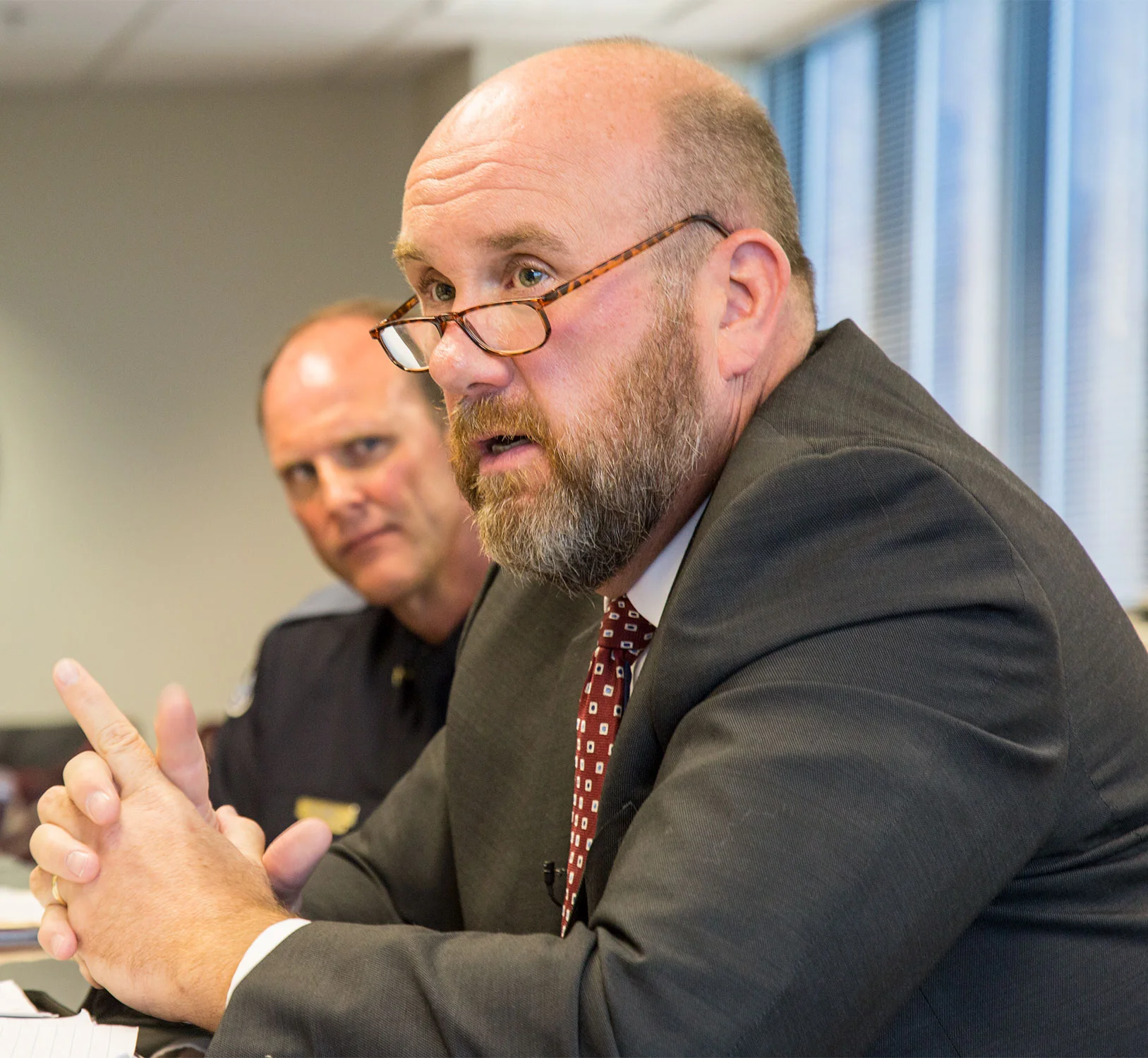 Department of Criminal Justice Training Commissioner Mark Filburn (Photo by Kevin Brumfield)