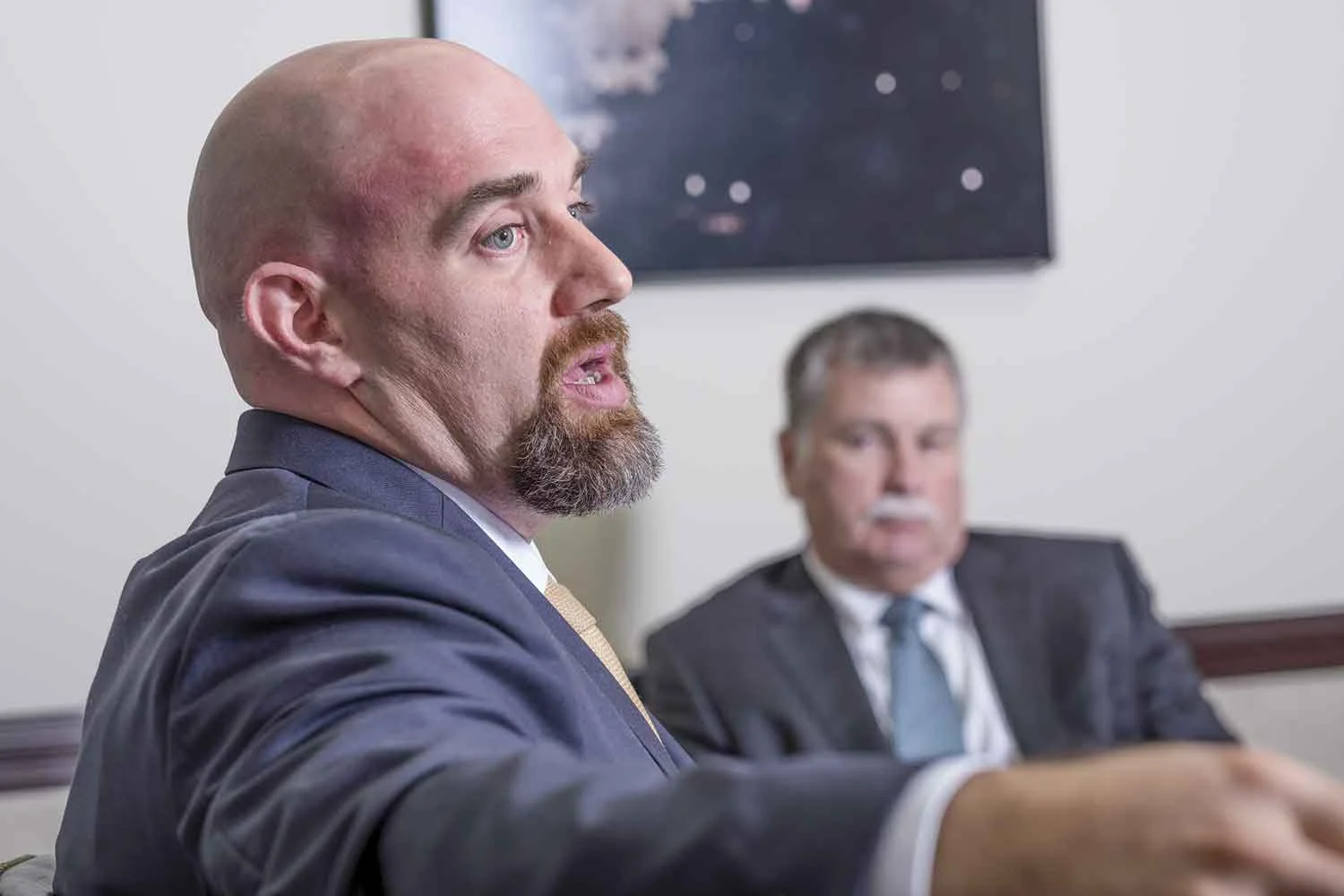 U.S. Assistant Attorney Jason Parman has prosecuted several overdose cases and encourages officers to treat each overdose as a crime scene to determine if the evidence might lead to prosecution of the drug distributors. (Photo by Jim Robertson)