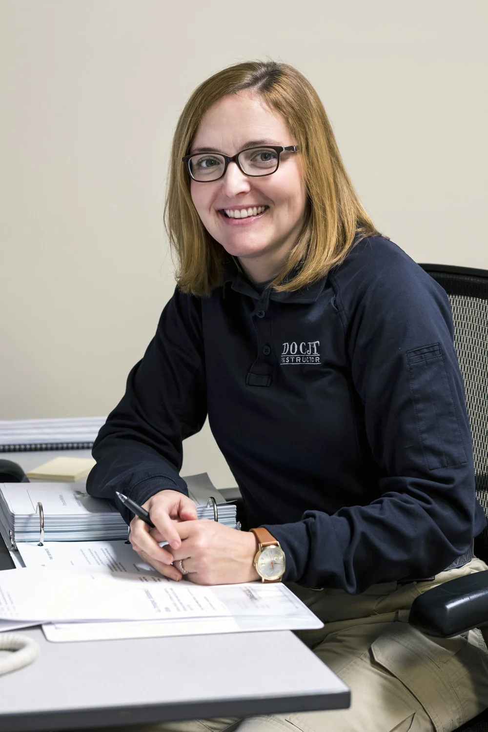 Instructor Sarah Tackett recently transferred to the Louisville Training Section to round out the office's new staff.