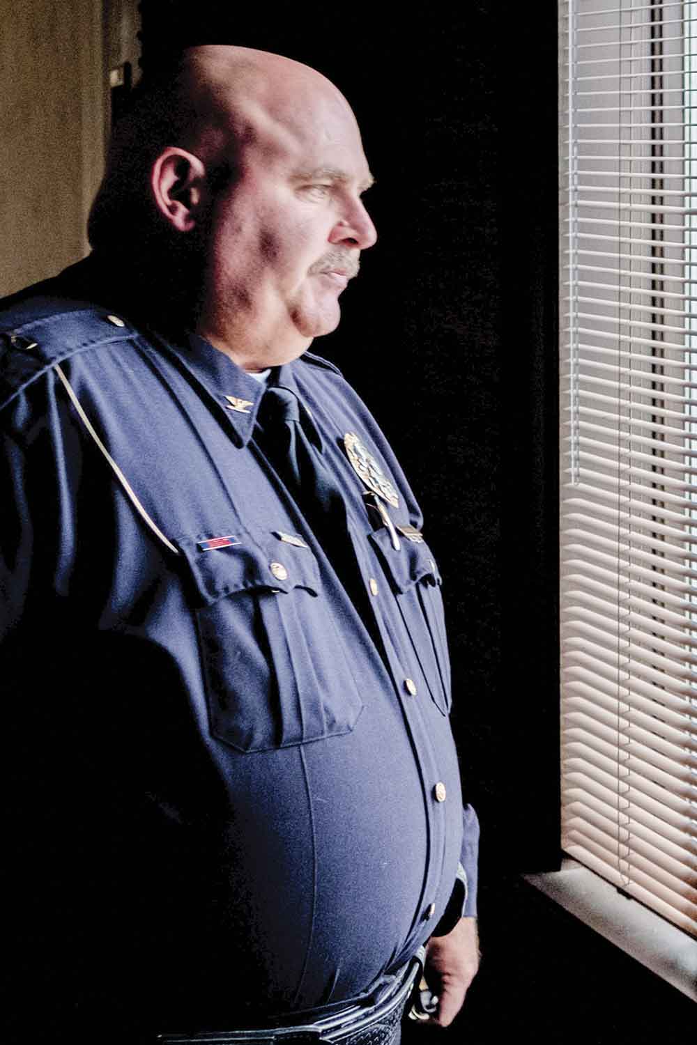 Mount Sterling Police Chief David Charles &nbsp;set high expectations when he took over the department in 2011. Having served MSPD for 26 years, he is passionate about the community he serves and the men and women serving in his ranks. (Photo by Jim…