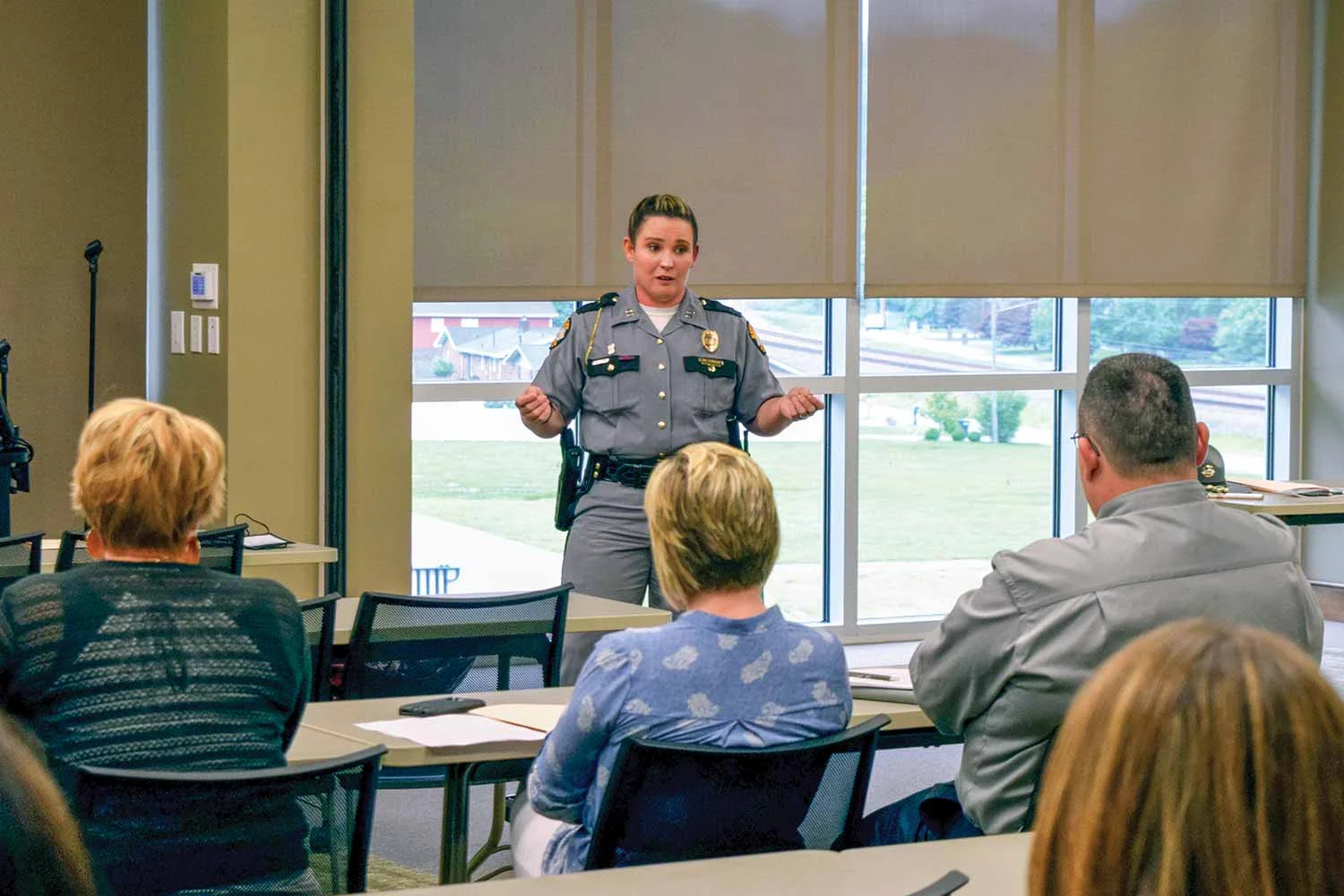 Pikeville Post Commander Jennifer Sandlin has taken the lead on the Kentucky State Police Angel Initiative. From presenting to community groups about the program, to training Angel volunteers, to preparing the men and women under her command, Sandlin is excited to see how the initiative unfolds in her post area. (Photo provided)