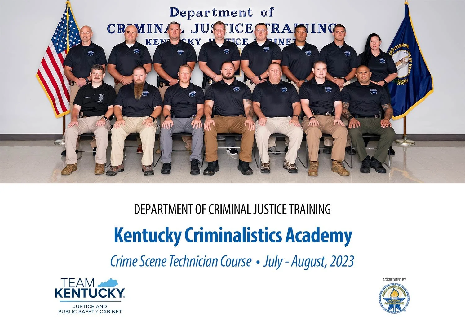 Gov. Beshear, Department of Criminal Justice Training Announces 16 Officers Graduate from the Kentucky Criminalistic Academy – Crime Scene Technician Course