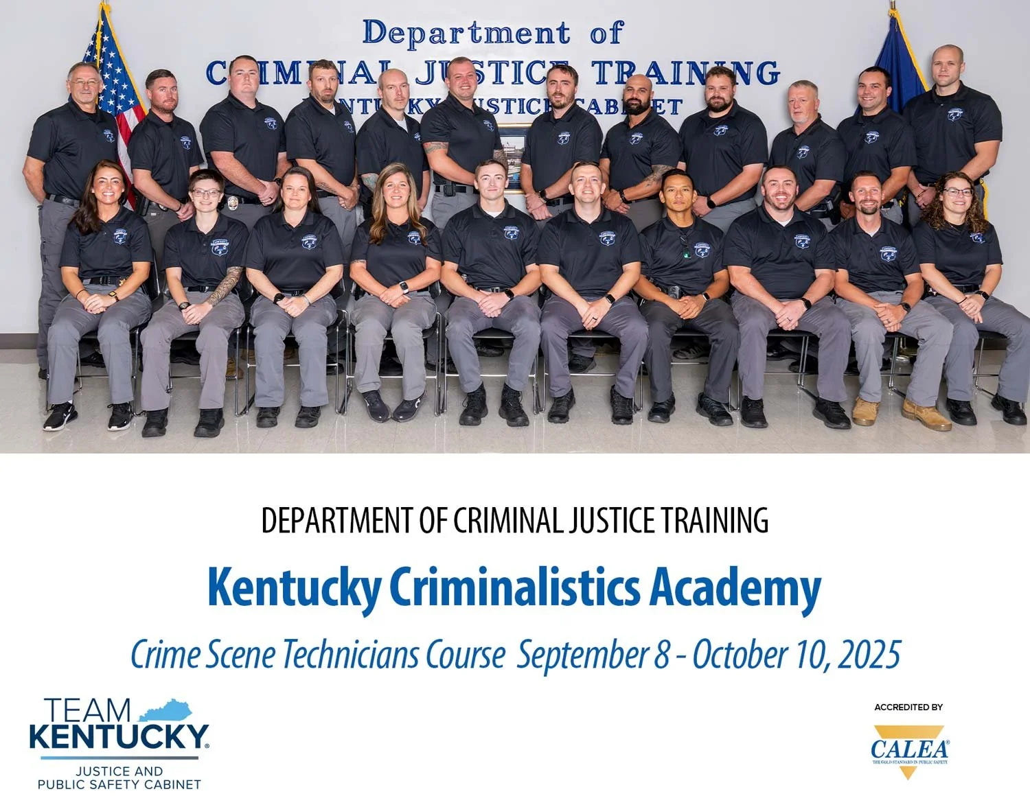Gov. Beshear, Department of Criminal Justice Training Announce 22 Officers Graduate From Kentucky Crime Scene Technician Course