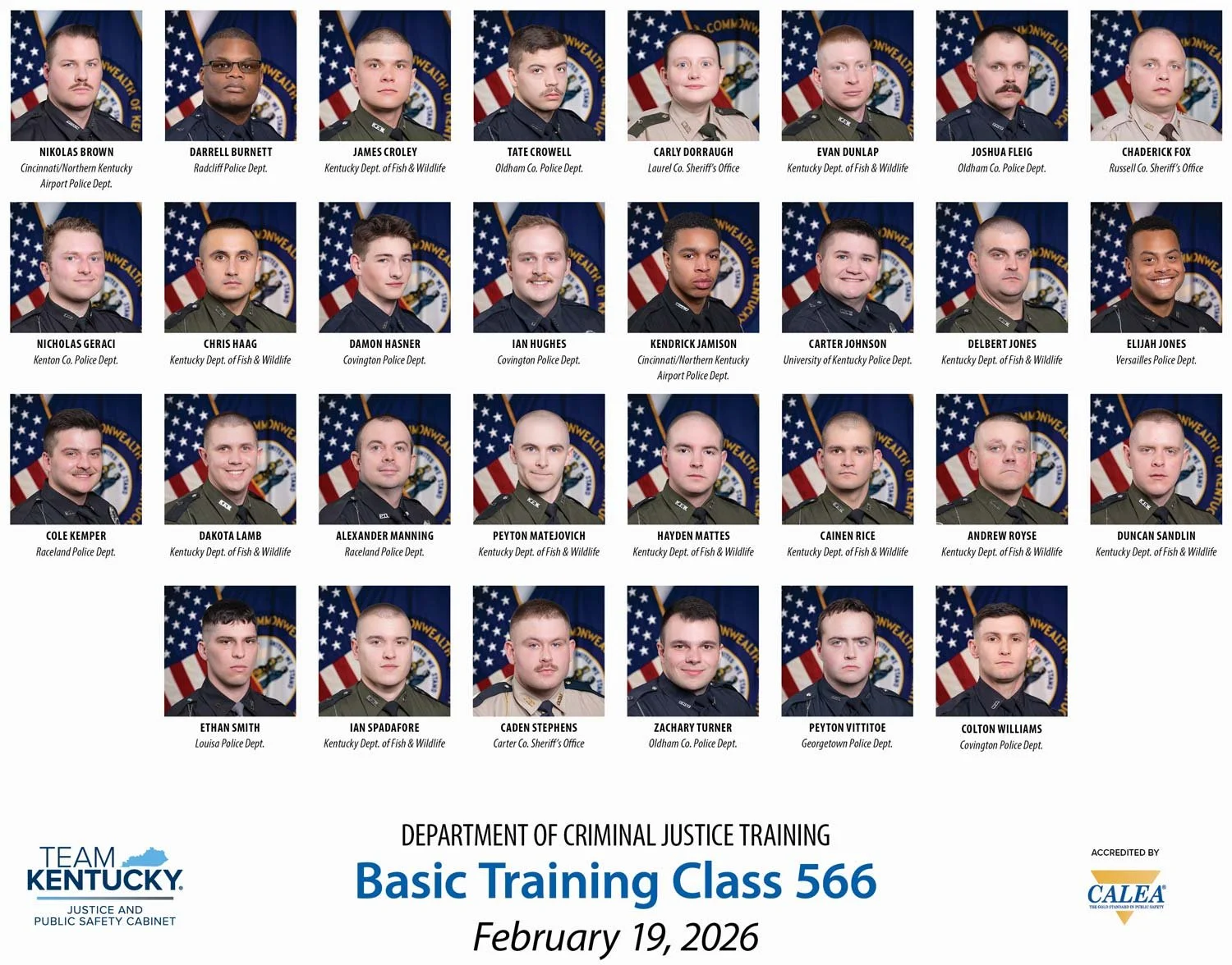Basic Training Class 566 Graduation Photo