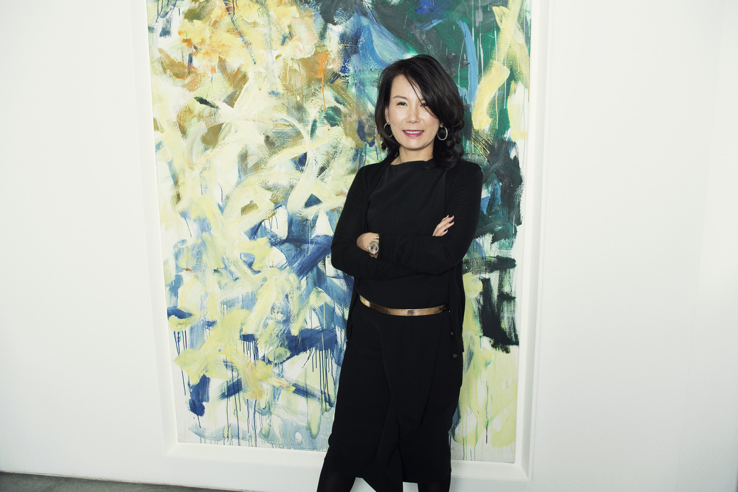 Tina Kim  art dealer and gallery owner