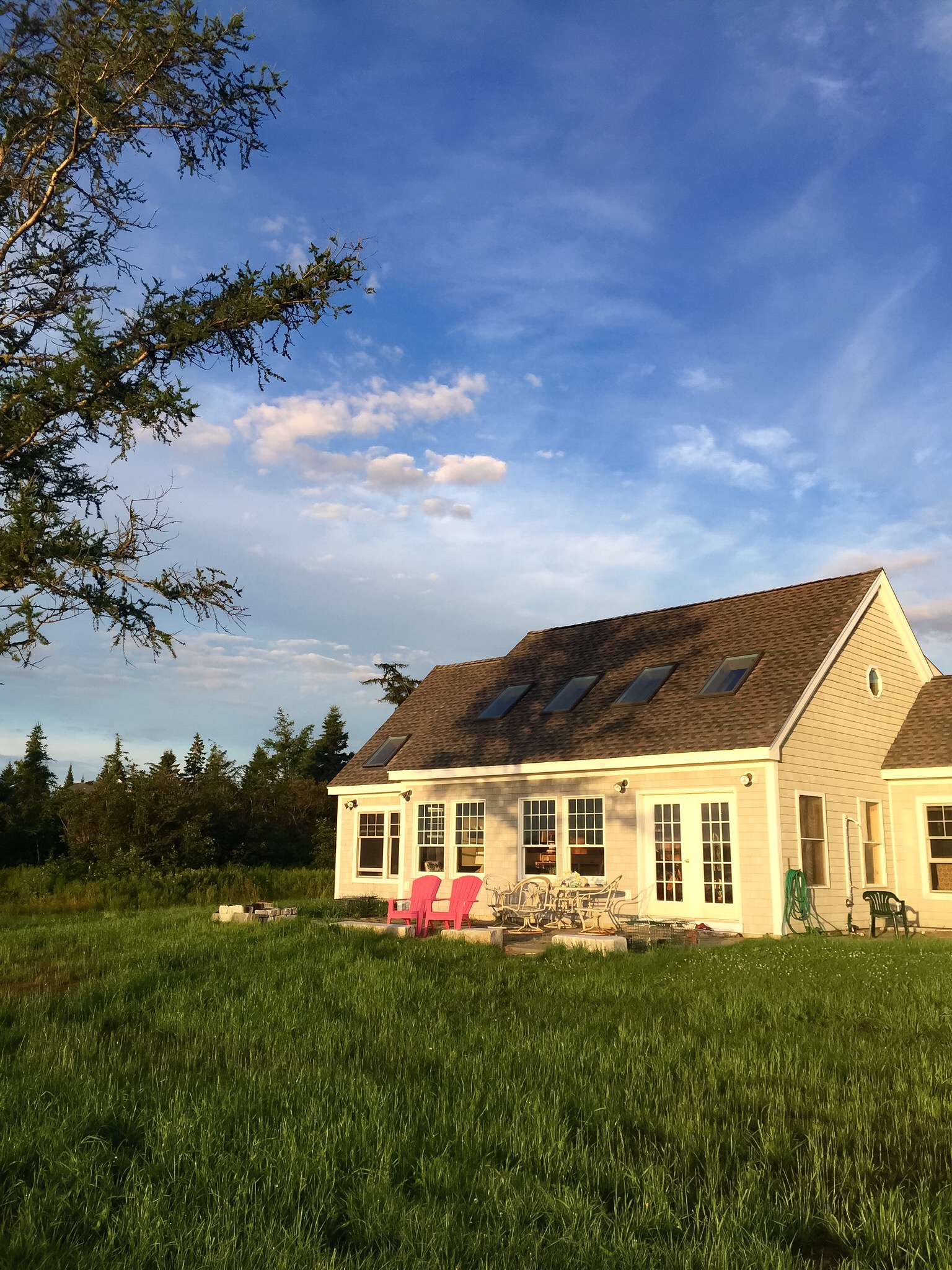 Our waterfront cottage.