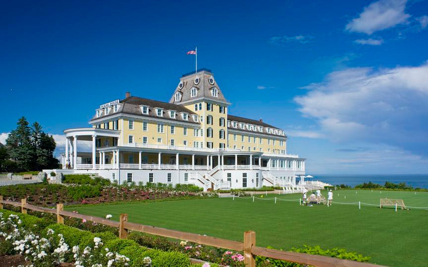 First opened in 1868, the warm yellow facade of the Ocean House has welcomed guests for nearly 140 years.