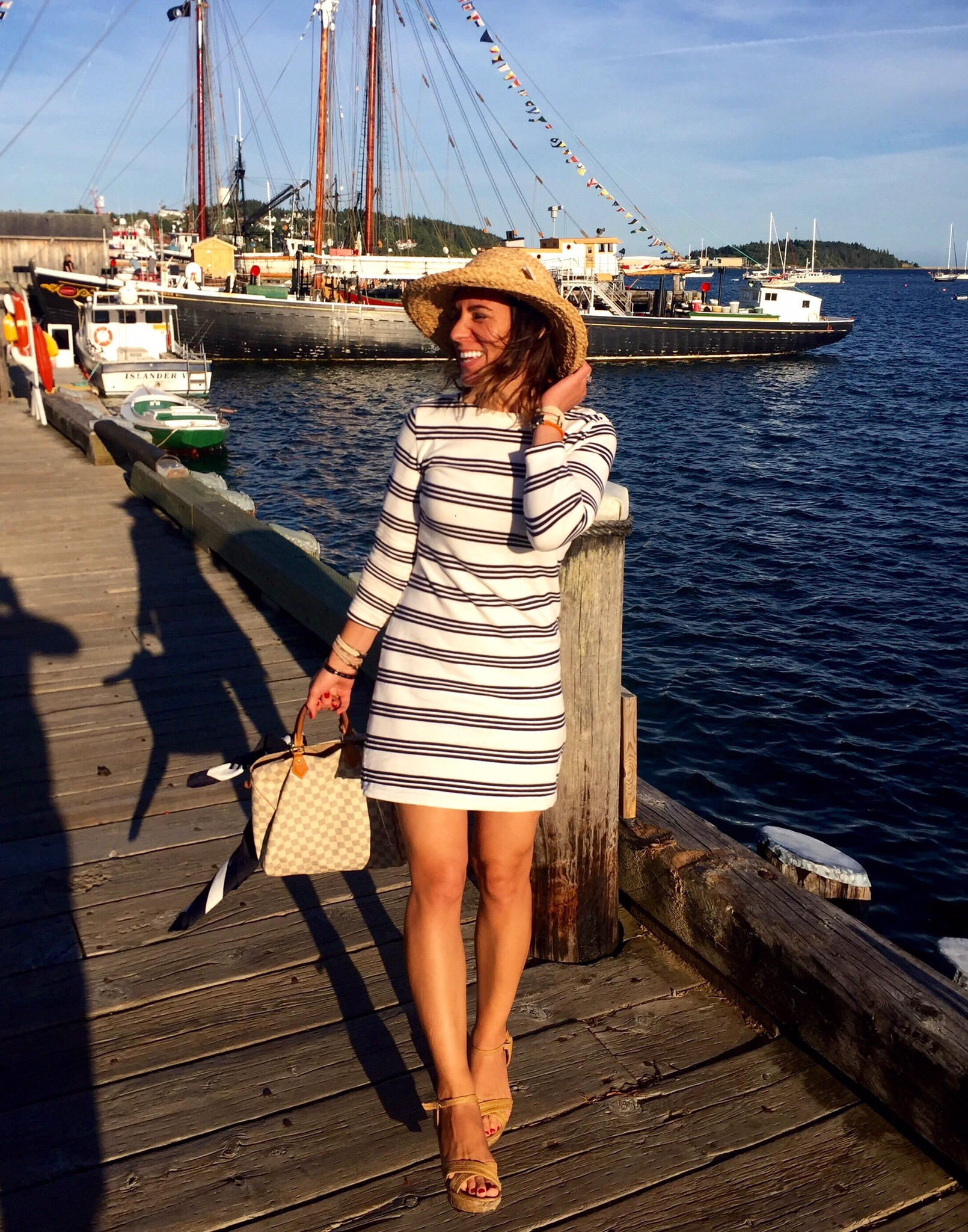 Lunenberg, Nova Scotia's Bluenose II is a replica of the fishing schooner Bluenose, a celebrated fishing and racing schooner built in 1921. Nicknamed the "Queen of the North Atlantic," she was a provincial icon for Nova Scotia and appears on the nation's dime. 