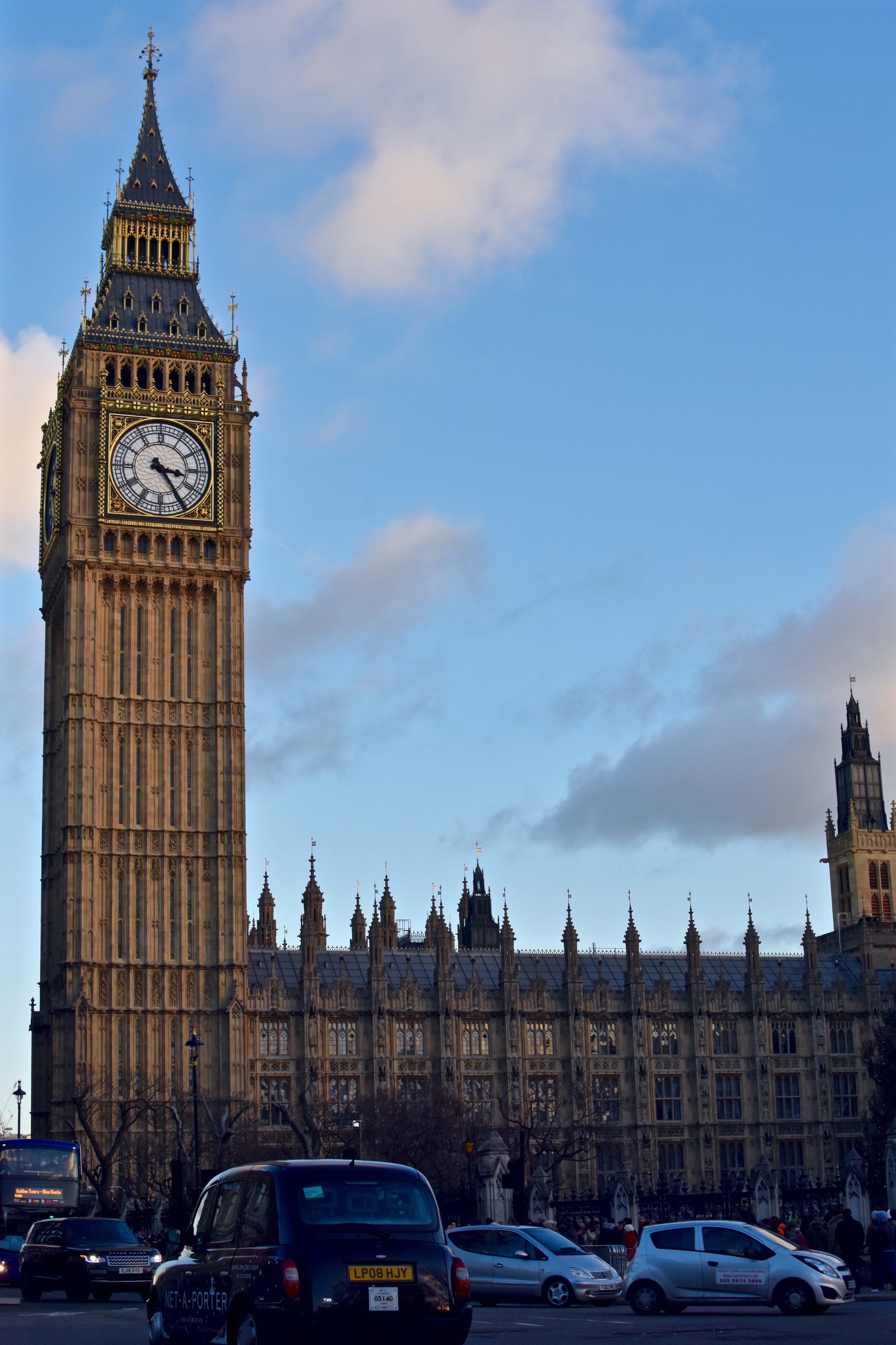 Commonly referred to as "Big Ben" (officially the nickname for the massive bell behind the clock), this iconic landmark, located at the north end of the Houses of Parliment in Westminster, was renamed as the Elizabeth Tower in 2012 in celebration of the Diamond Jubilee of HRM Elizabeth II. Previously, it was known simply as the Clock Tower.