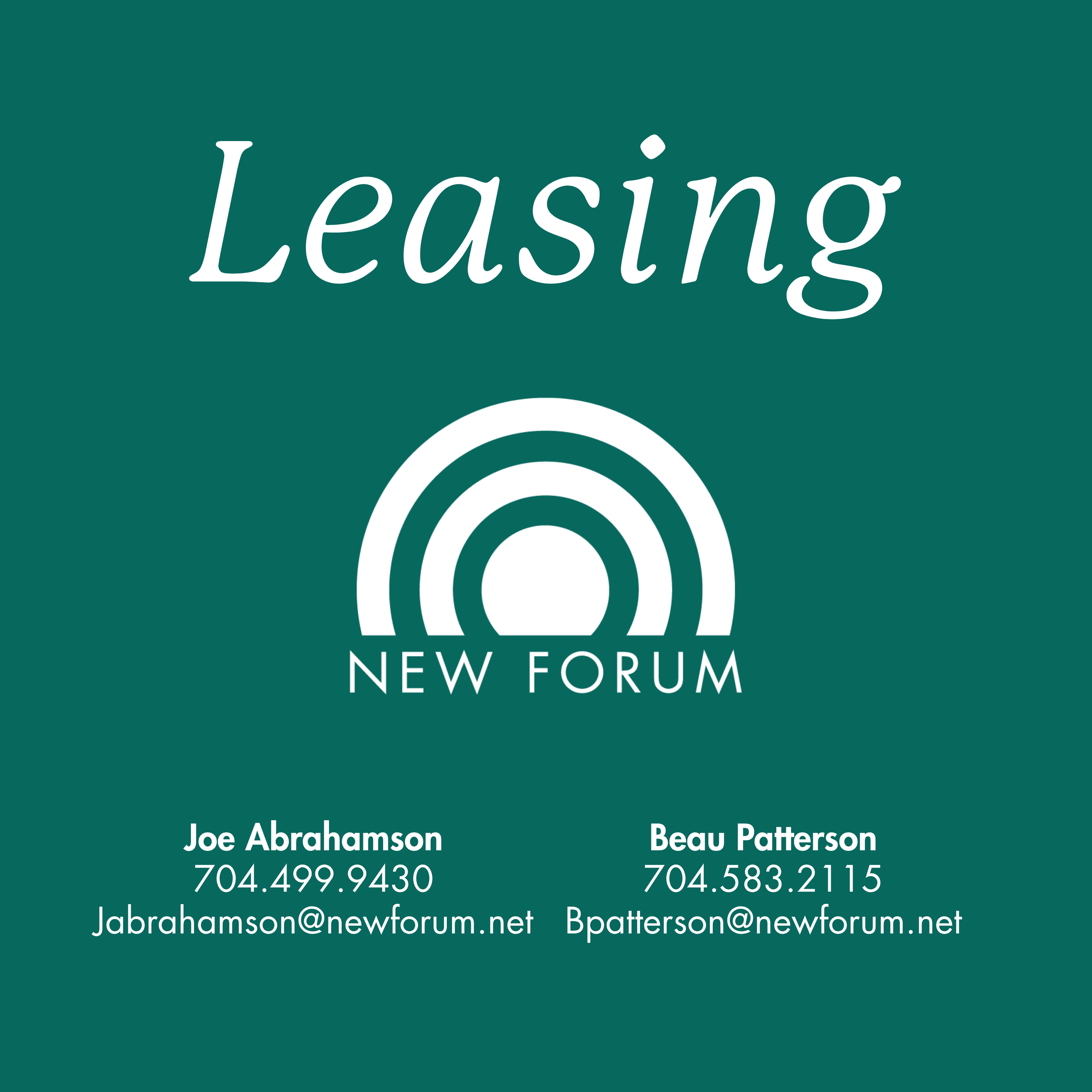 Ayrsley Leasing Space Contacts