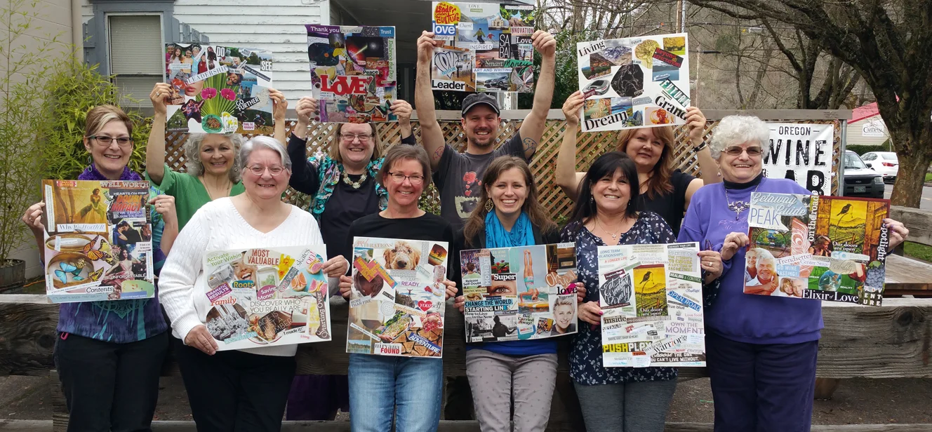 WE HAD A FABULOUS VISION BOARD CLASS!