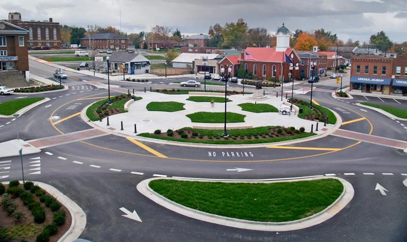 Downtown Hodgenville, KY! Yep, it's that small...