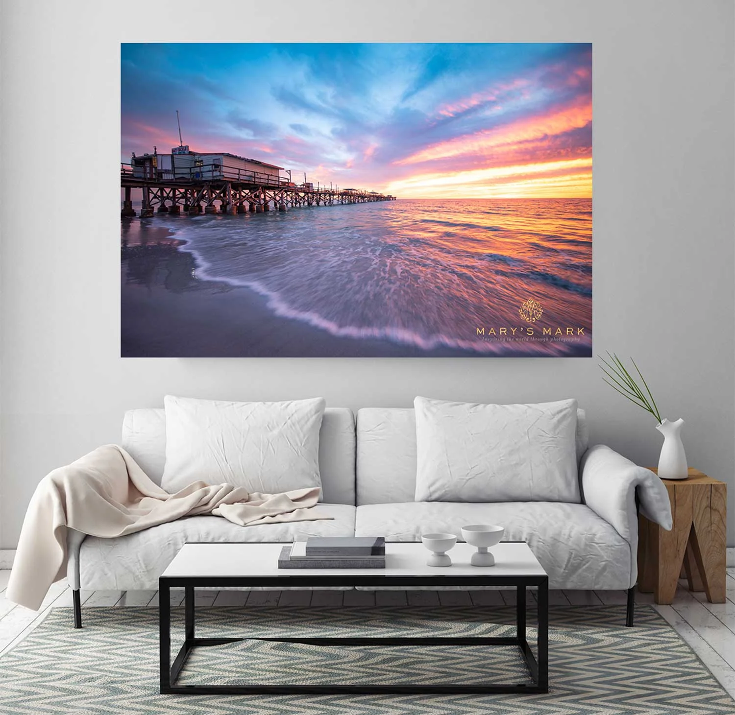 florida sunset artwork by mary parkhill