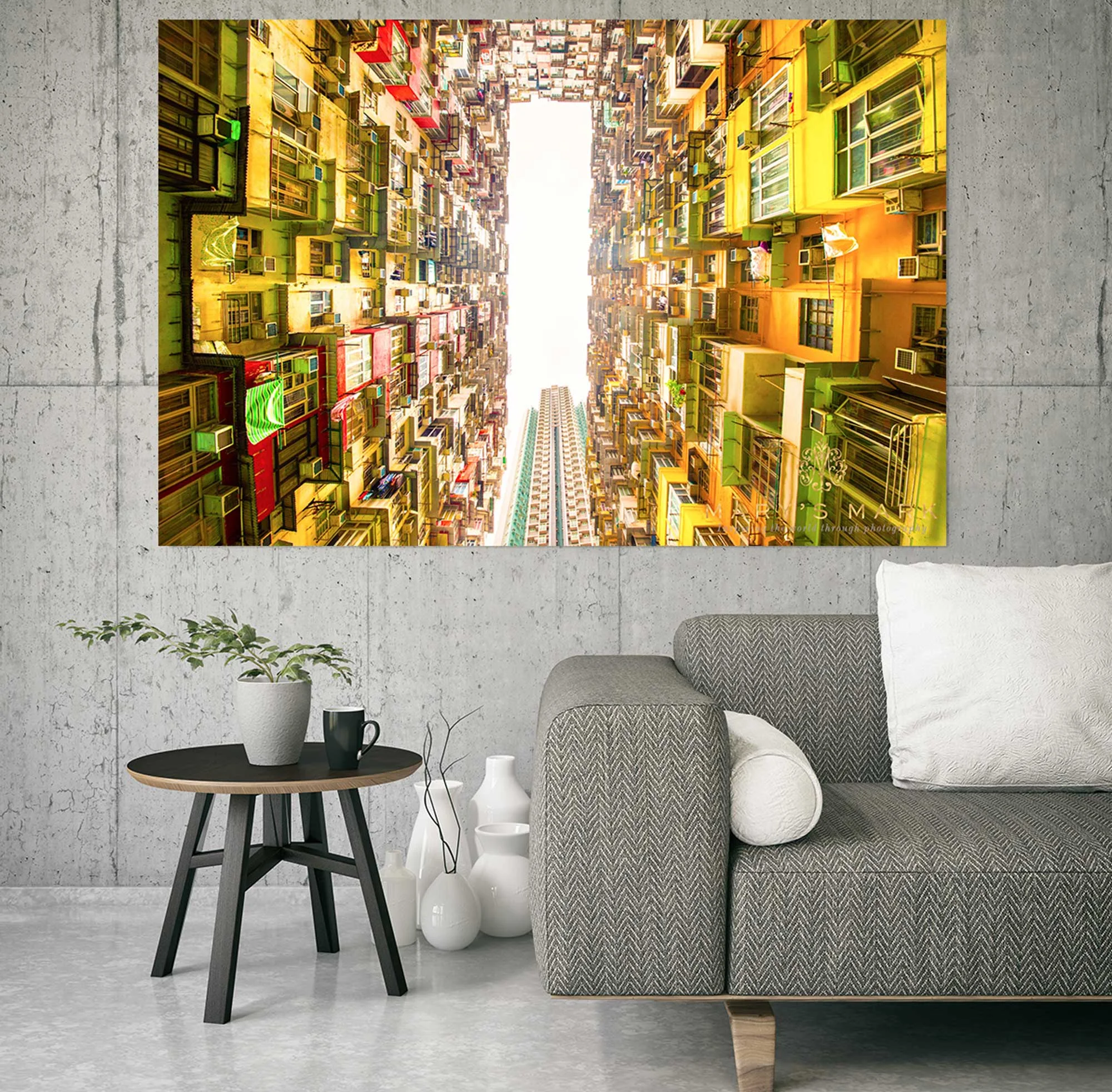 building in hong kong photograph artwork