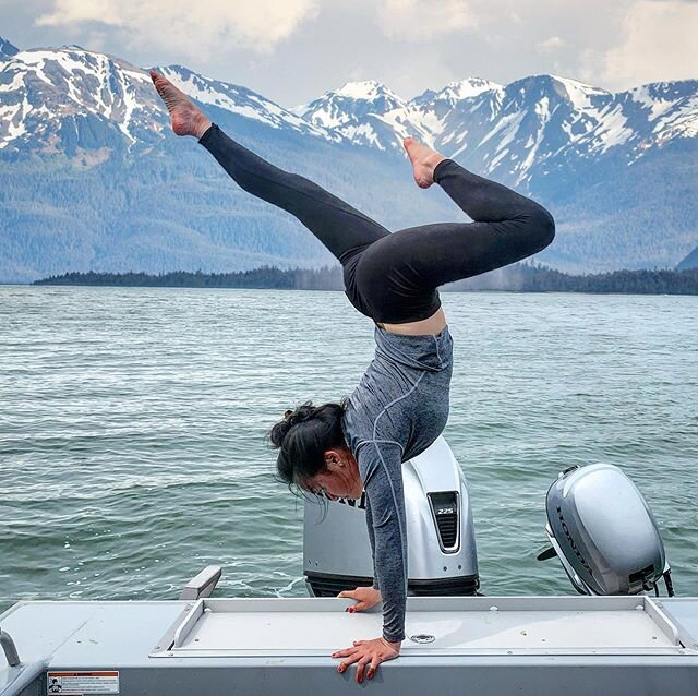 When the whales are not around and you&rsquo;re on a boat somewhere in Alaska, why not test the concept of &lsquo;balance&rsquo;? .
.
.
.
.
.
.
.
.
.
.
.
.
.
.
#alaska #juneau #getoutside #getoutdoors #motivation #motivationmonday #whalewatching #wha