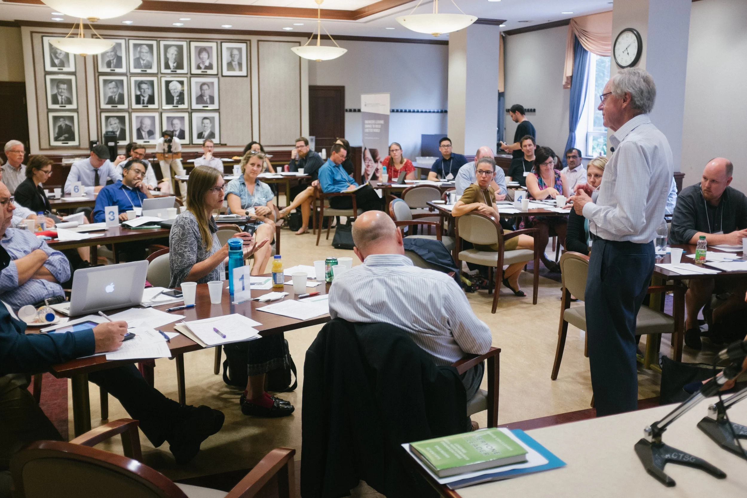 david colcleugh (university of toronto, ilead) answers questions during a Q&A at NICKEL