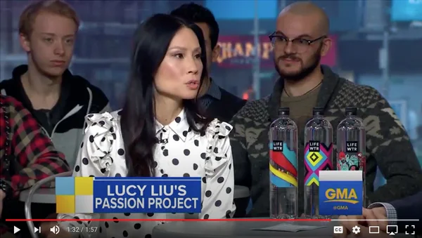   #BringArtBackToSchools  was featured on GMA with Lucy Liu. 