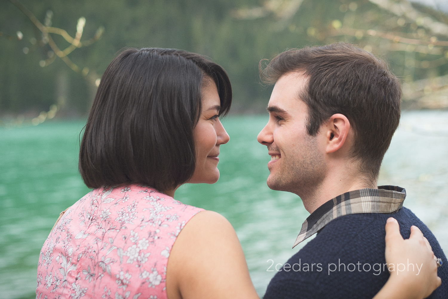 Rattlesnake Lake Engagement Photo